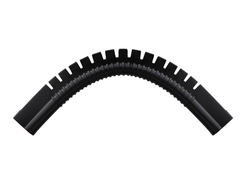Plastic corner for bags black 100 pcs