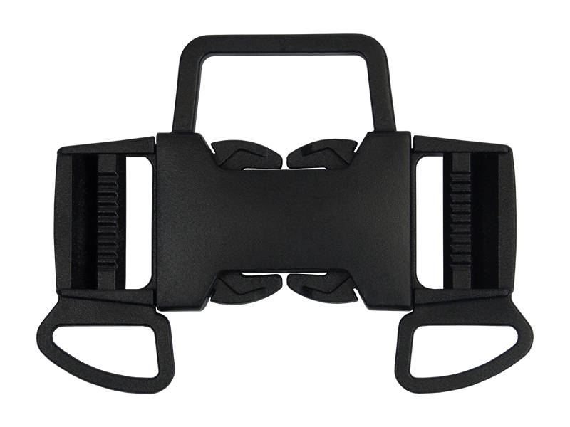 Klamra plastikowa podwójna 26 mm 5-way Tekla 6 czarna Klamra plastikowa podwójna 26 mm 5-way Tekla 6 czarna