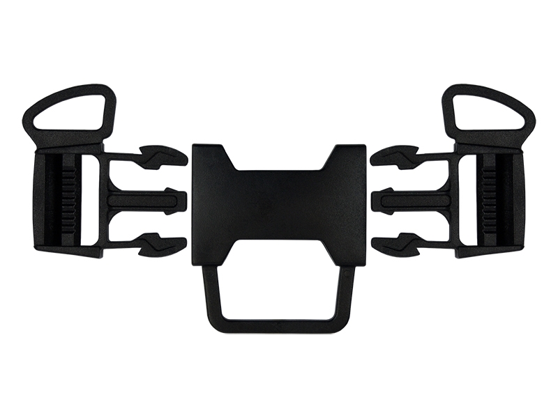 Klamra plastikowa podwójna 26 mm 5-way Tekla 6 czarna Klamra plastikowa podwójna 26 mm 5-way Tekla 6 czarna
