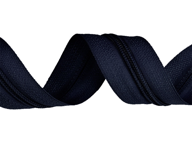 Spiral zipper tape 5 (058) navy blue 200 mb