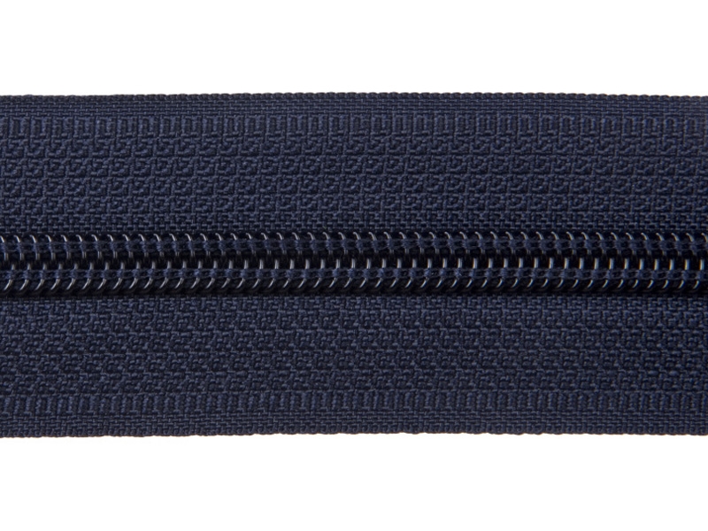 Spiral zipper tape 5 (058) navy blue 200 mb