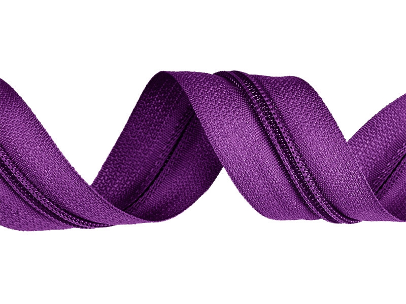 Spiral zipper tape 5 (303) purple 200 mb