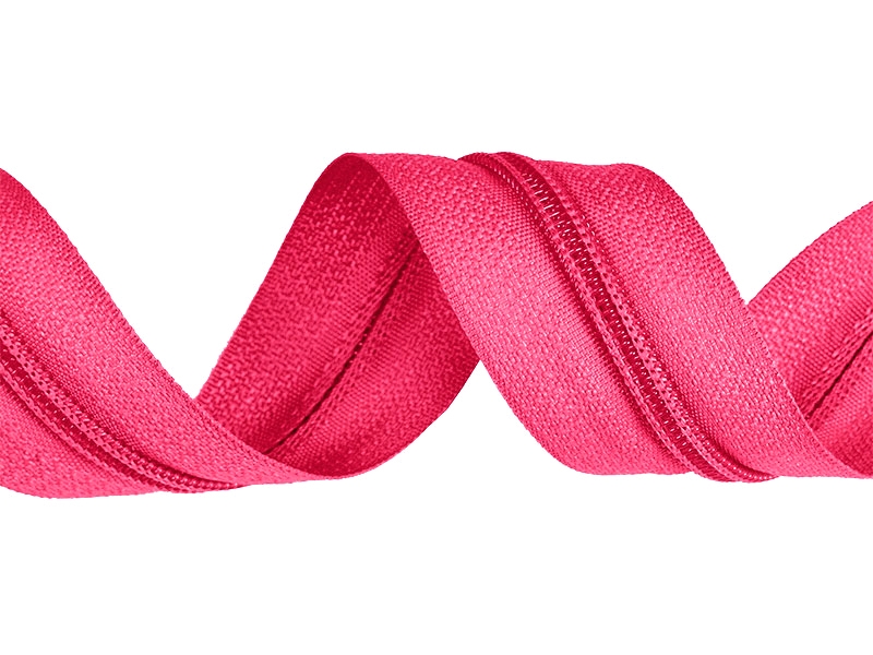 Spiral zipper tape 5 (516) pink 200 mb