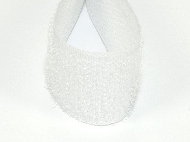 Klettverschlussband weiß 501 polyester/nylon haken 25 lm Klettverschlussband weiß 501 polyester/nylon haken 25 lm