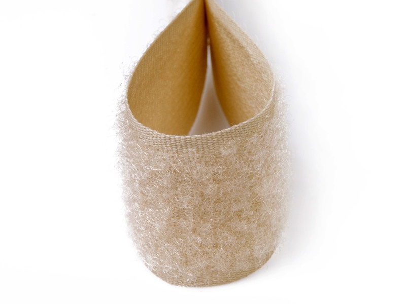 Hook and loop tape light beige 101 polyester/nylon loop 25 mb Hook and loop tape light beige 101 polyester/nylon loop 25 mb