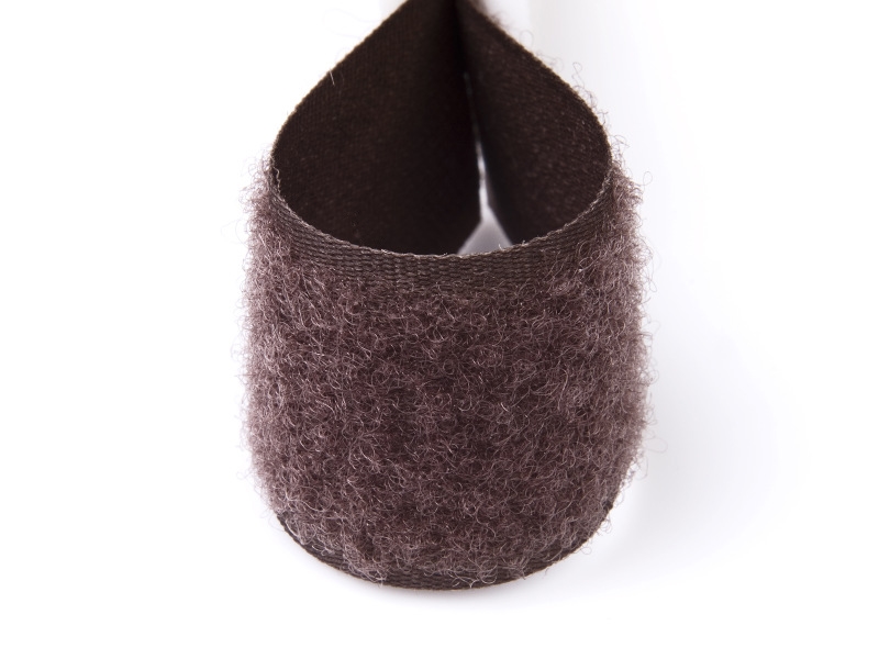 Klettverschlussband braun 161 polyester/nylon flausch 25 lm Klettverschlussband braun 161 polyester/nylon flausch 25 lm