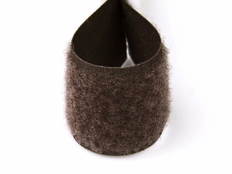 Hook and loop tape brown 161 polyester/nylon loop 25 mb Hook and loop tape brown 161 polyester/nylon loop 25 mb