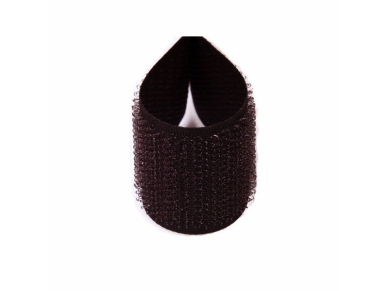 Hook and loop tape dark brown 141 polyester/nylon hook 25 mb Hook and loop tape dark brown 141 polyester/nylon hook 25 mb