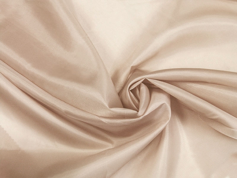 POLYESTER LINING FABRIC 180T (101) LIGHT BEIGE   150 CM 100 MB