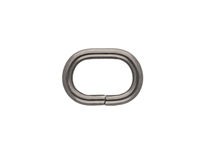 METALLRING (OVAL) 25/16/5,8 MM    SCHWARZNICKEL  DRAHT 100 ST.