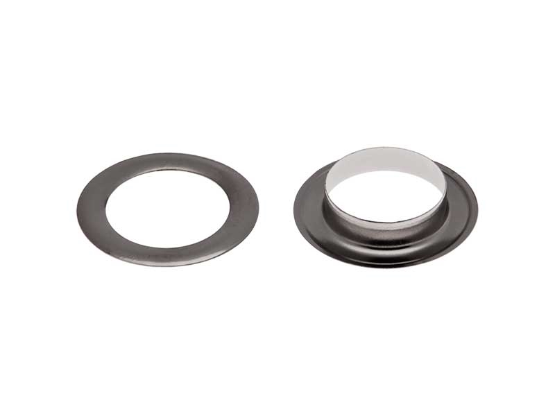 ÖSE  AUS METALL MIT UNTERLEGSCHEIBE 10/19/7,4 MM ROH 1000 ST.