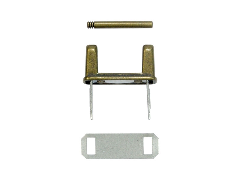 Metal holder for handle old gold 1 pcs