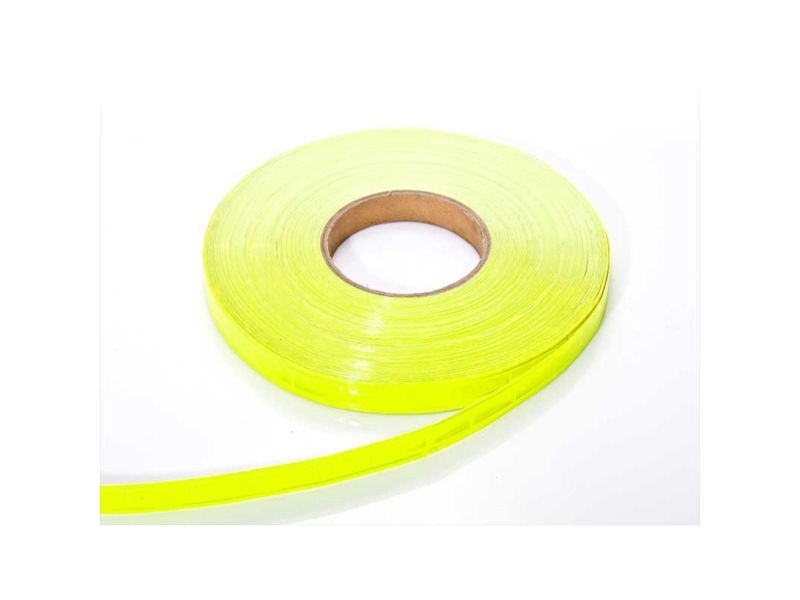 Taśma odblaskowa pryzmatyczna 25 mm (1005) neon żółty