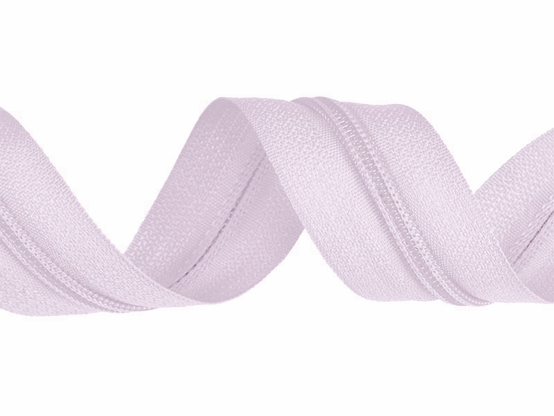 Spiral zipper tape 5 (861) white lilac 250 mb