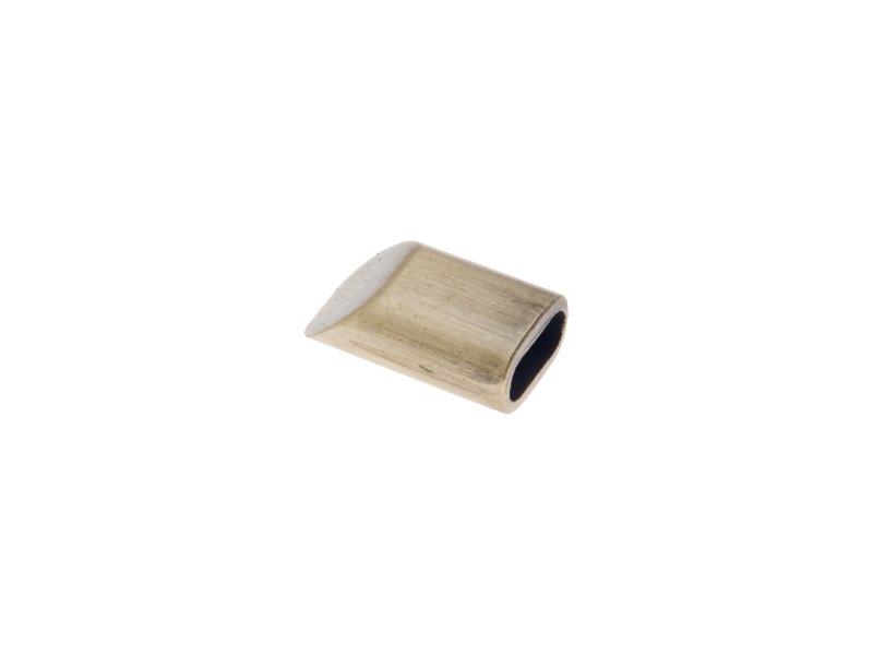 Metal fitting for zip tape old gold 500 pcs