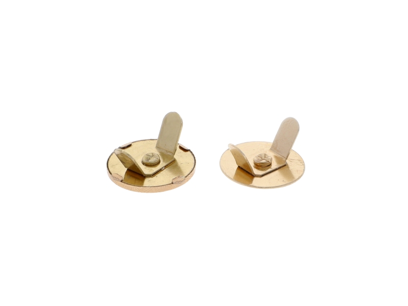 Magnetic button round 18/18 mm light gold 100 pcs