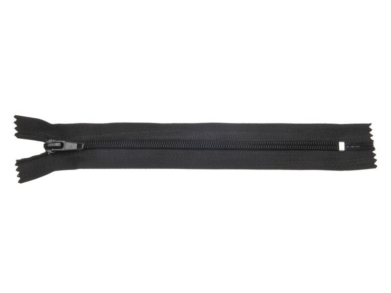 SPIRÁLOVÝ ZIP ŠÍŘE 5 AUTO LOCK NEDĚLITELNÝ 20 CM ČERNÝ 580 50 KS