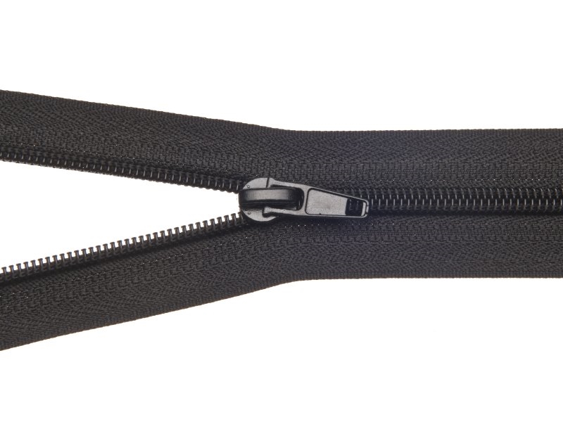 SPIRÁLOVÝ ZIP ŠÍŘE 5 AUTO LOCK NEDĚLITELNÝ 20 CM ČERNÝ 580 50 KS