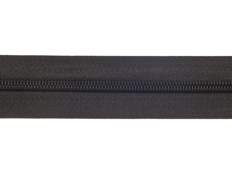 SPIRÁLOVÝ ZIP ŠÍŘE 5 AUTO LOCK NEDĚLITELNÝ 20 CM ČERNÝ 580 50 KS