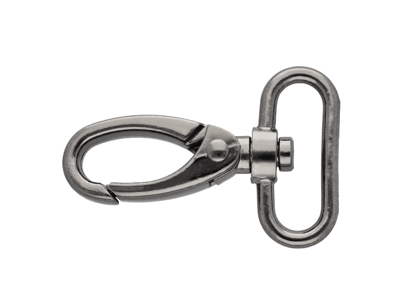 KARABINERHAKEN 32 MM SCHWARZNICKEL 1 ST.