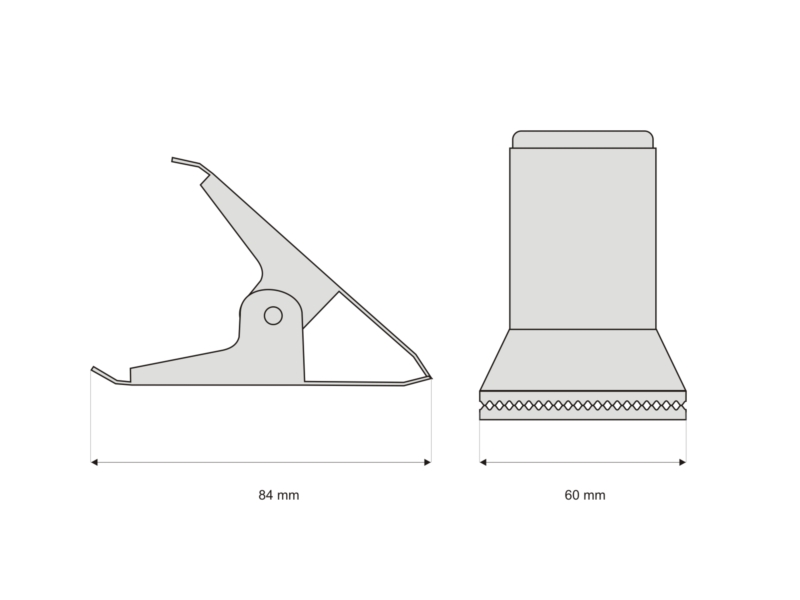 HOLDING CLAMP 60 MM   PCS
