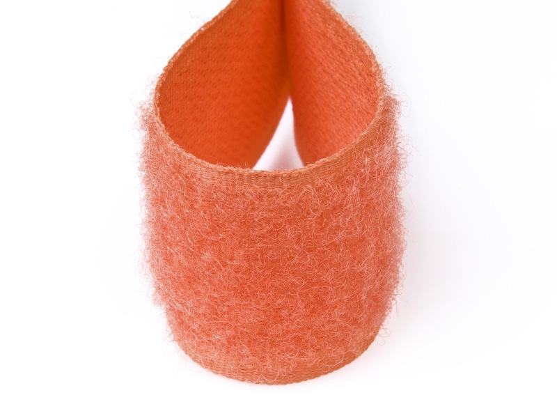 Zipová páska  oranžová 523 polyester/nylon poutko 25 m