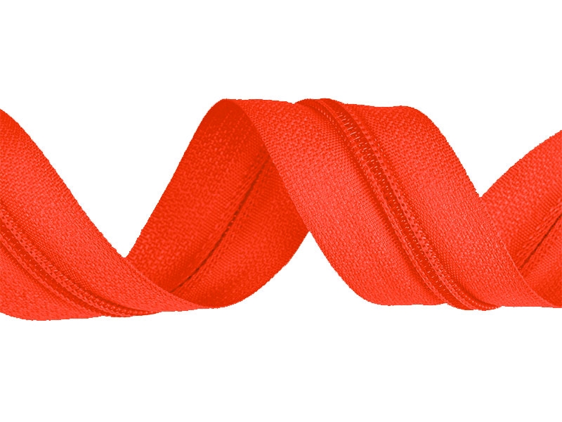 Spiral zipper tape 5 (1002) fluo orange