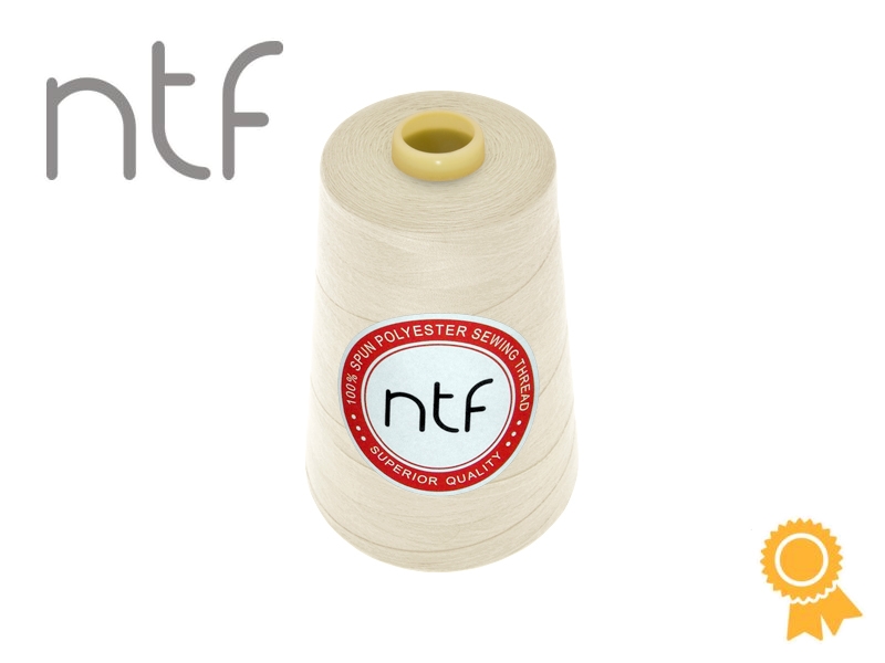 Nici poliestrowe NTF 120 (40/2)  żółte pastelowe A 506 5000 yd