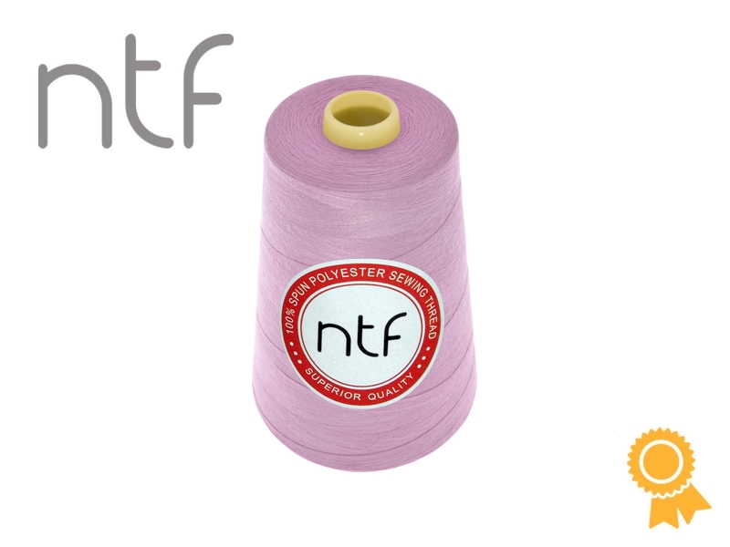 Nici poliestrowe NTF 120 (40/2)  lawendoworóżowe A 555 5000 yd