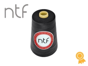 Nici poliestrowe NTF 120 (40/2) czarne A 807 5000 yd Nici poliestrowe NTF 120 (40/2) czarne A 807 5000 yd