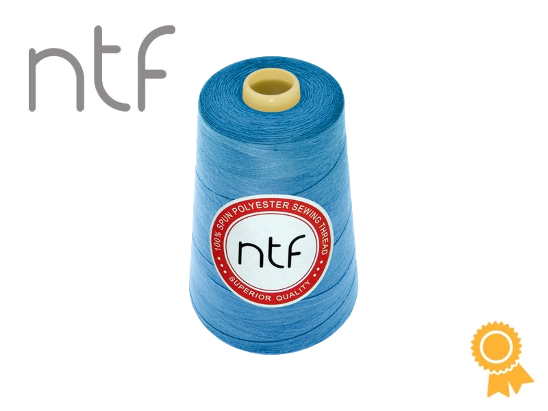 POLYESTER THREADS NTF 40/2CYAN BLUE A835 5000 YD
