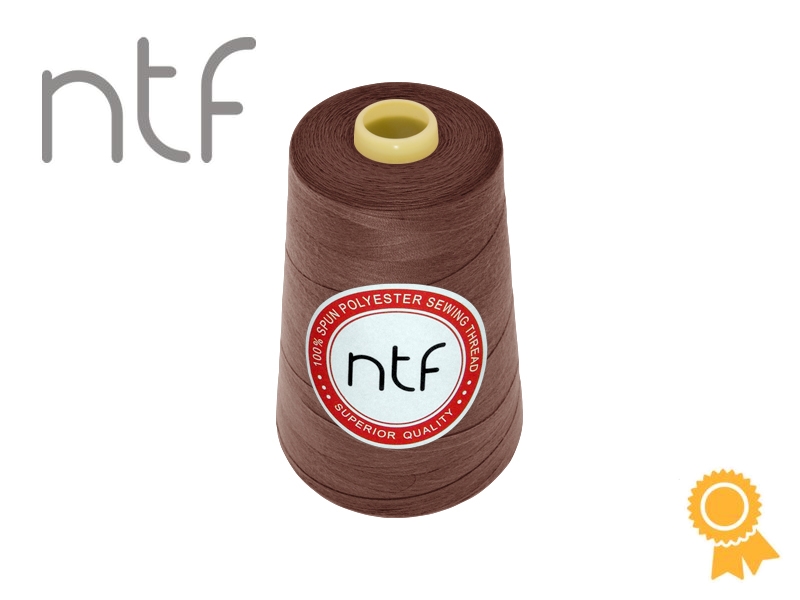 Nici poliestrowe NTF 120 (40/2)  ciemnoczekoladowe A 892 5000 yd
