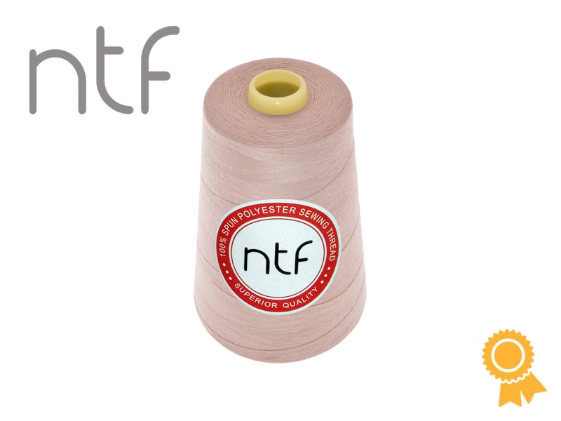 POLYESTER THREADS NTF 40/2BEIGE-PINK A672 5000 YD