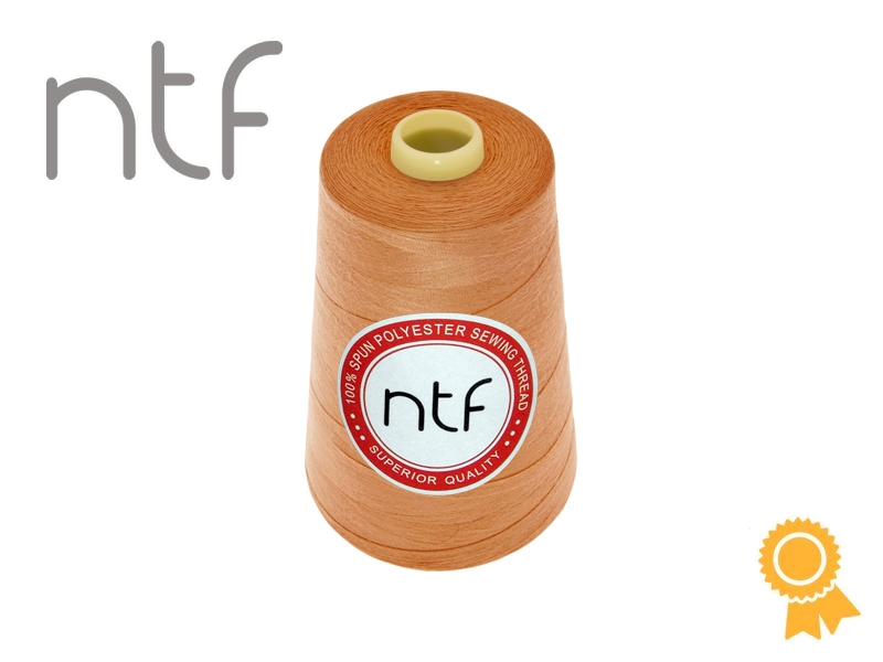 Nici poliestrowe NTF 120 (40/2)  ciemnołososiowe A 718 5000 yd