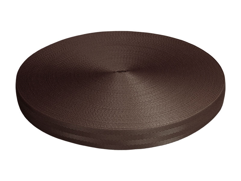 TRAGBAND 40 MM / 1,6 MM DUNKELBRAUN 141 PP 50 LM
