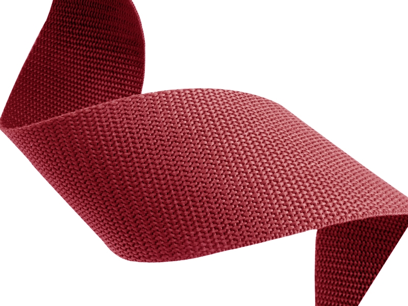 Webbing pp 25 mm / 1,3 mm brick red 199 50 mb