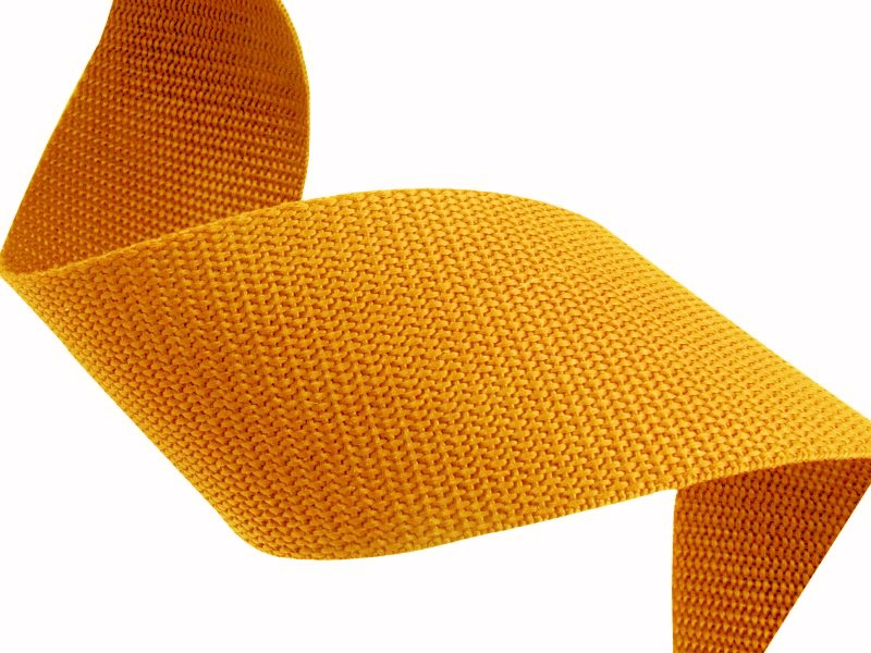 Webbing pp 20 mm / 1,3 mm yellow 844 50 mb