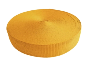 Polypropylene carrier tape 50 mm / 1.3 mm yellow (844)