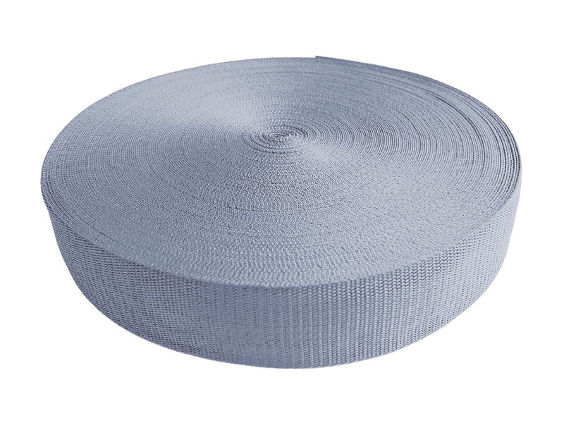 Webbing pp 40 mm / 1,3 mm grey  330 50 mb