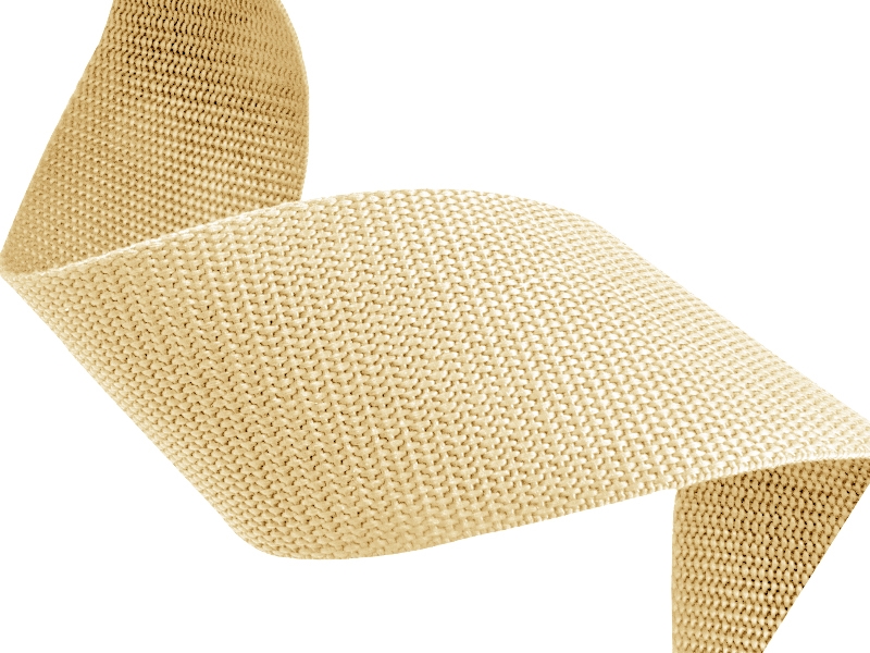 Tragband pp 25 mm / 1,3 mm beige 122 50 lm Tragband pp 25 mm / 1,3 mm beige 122 50 lm