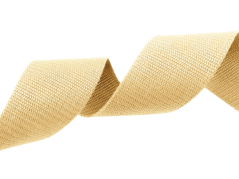 Tragband pp 25 mm / 1,3 mm beige 122 50 lm Tragband pp 25 mm / 1,3 mm beige 122 50 lm