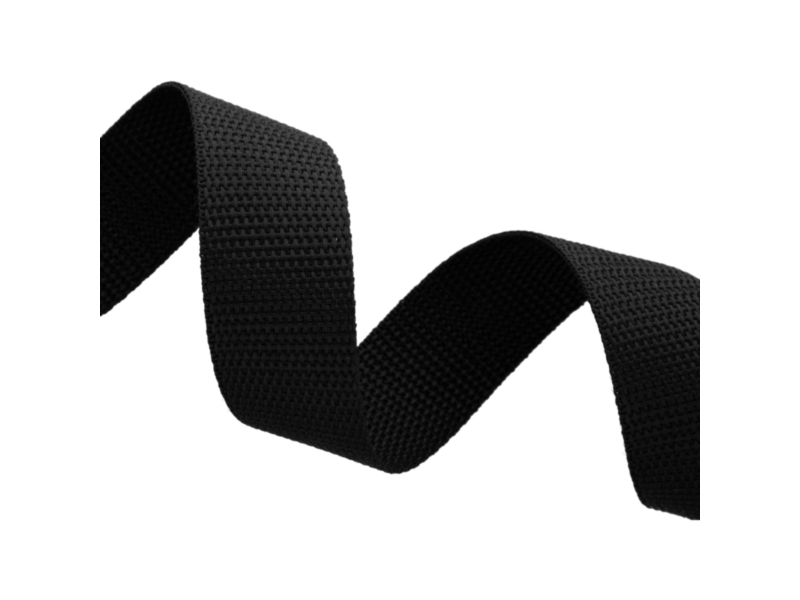 WEBBING 25 MM / 1,1 MM BLACK 580 PP 50  MB