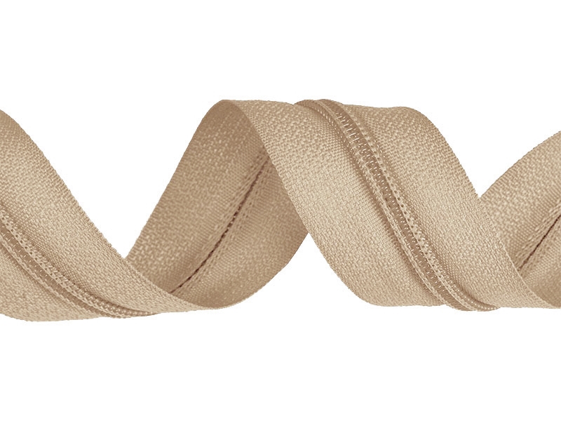 Spiralreißverschlussband mit Kordel 3 (126) beige