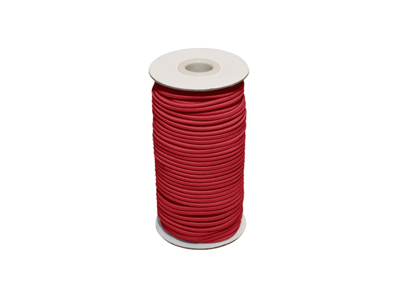 Elastic cord 3 mm red 171 polyester 50 mb Elastic cord 3 mm red 171 polyester 50 mb