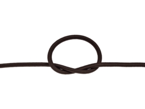 Rubber cord 3 mm (141) dark brown