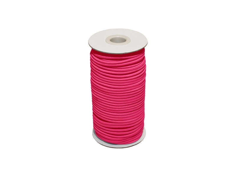 Elastic cord 3 mm pink 516 polyester 50 mb Elastic cord 3 mm pink 516 polyester 50 mb