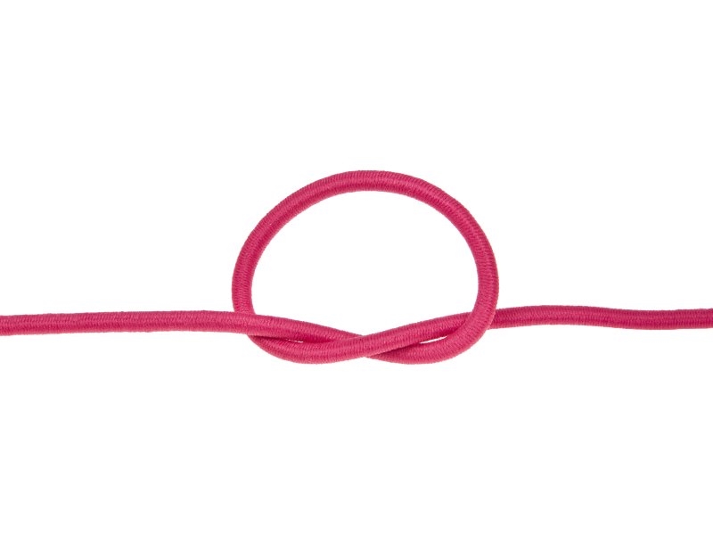 Elastic cord 3 mm pink 516 polyester 50 mb Elastic cord 3 mm pink 516 polyester 50 mb