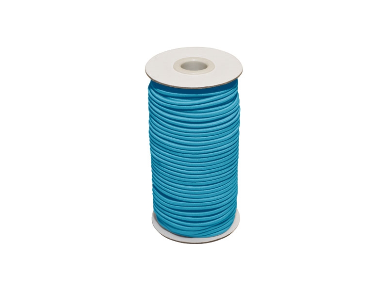 Elastic cord 3 mm blue 834 polyester 50 mb Elastic cord 3 mm blue 834 polyester 50 mb