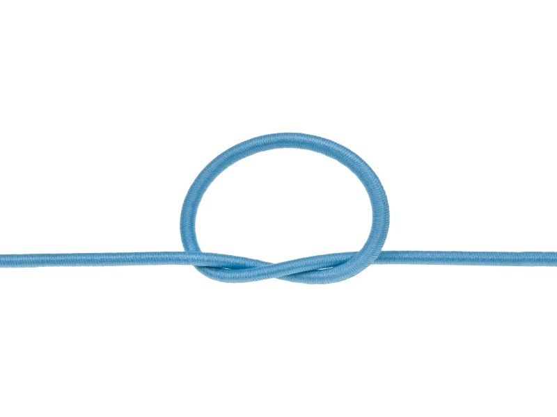 Elastic cord 3 mm blue 834 polyester 50 mb Elastic cord 3 mm blue 834 polyester 50 mb