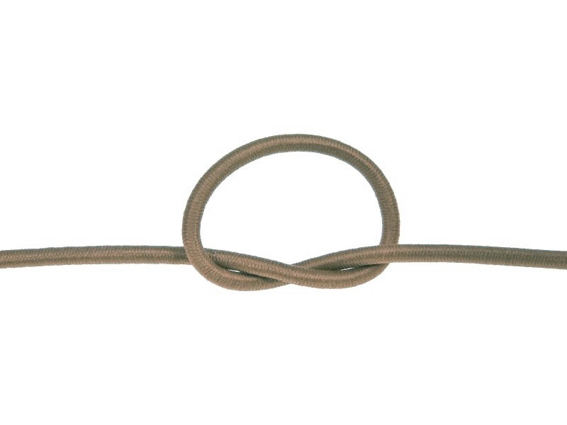 Gummikordel 3 mm dunkelbeige 894 polyester 50 lm Gummikordel 3 mm dunkelbeige 894 polyester 50 lm